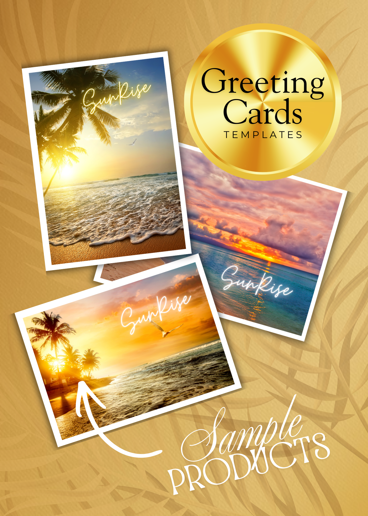 "SunRise" Bright & Breath-taking Greeting Cards (Printable & Downloadable)