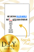"Love Lifts Each Other Up" (Printable & Downloadable)